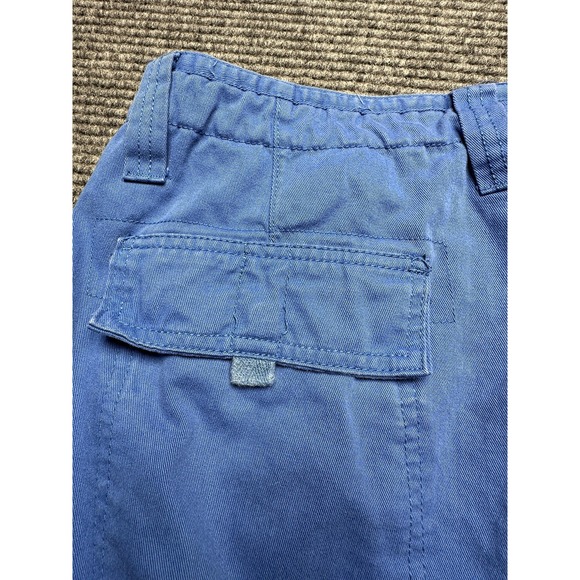 Foot Locker Shorts Mens 34 Blue Cargo Cotton Utility Knee Length Pockets - Picture 8 of 10
